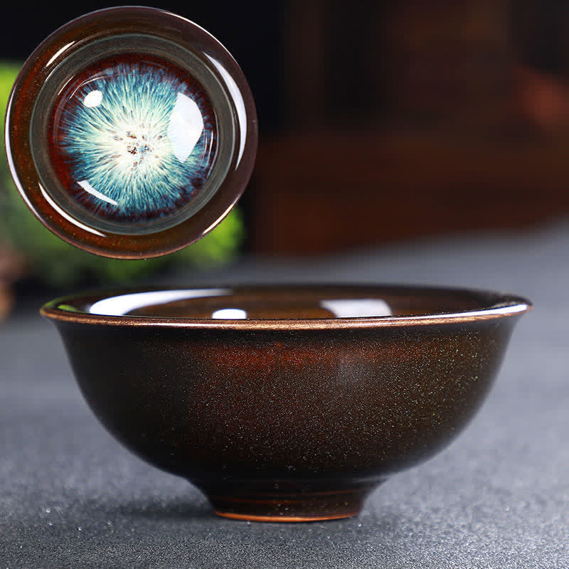 Tazas de té de cerámica coloridas con Buddha Stones para el hogar y la oficina - image 10