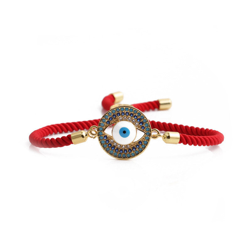 Pulsera de protección de hilo rojo con Buddha Stones contra el mal de ojo