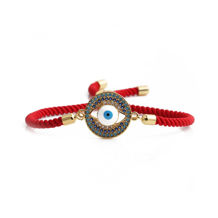 Pulsera de protección de hilo rojo con Buddha Stones contra el mal de ojo