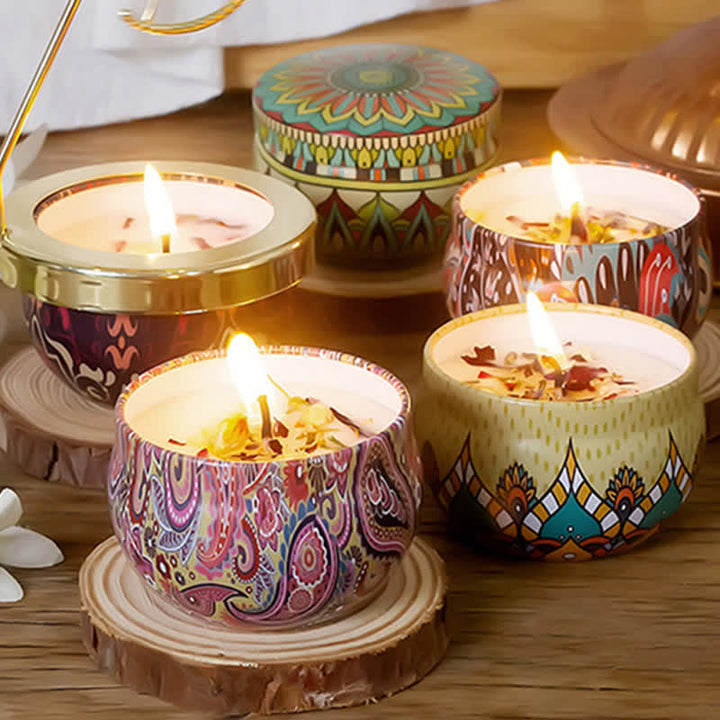 Té blanco Flor de jengibre Lavanda Gardenia Vela de cera de soja perfumada Regalo para familiares y amigos - image 14