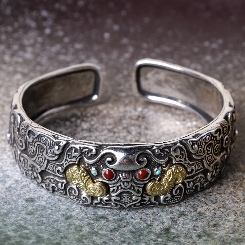 Pulsera de bendición PiXiu con grabado FengShui de Buddha Stones