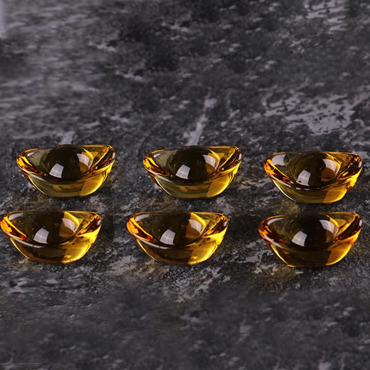 Pieza de arte hecha a mano de Liuli Crystal Treasure Bowl para decoración del hogar - image 9