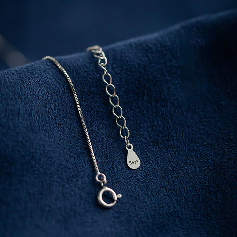 Collar con colgante de plata de ley 925 con Buddha Stones tibetanas Om Mani Padme Hum grabado Love Focus - image 10