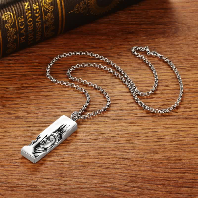 Collar con colgante de Buddha Stones, Tathagata, protección y fuerza, estilo vintage - image 14