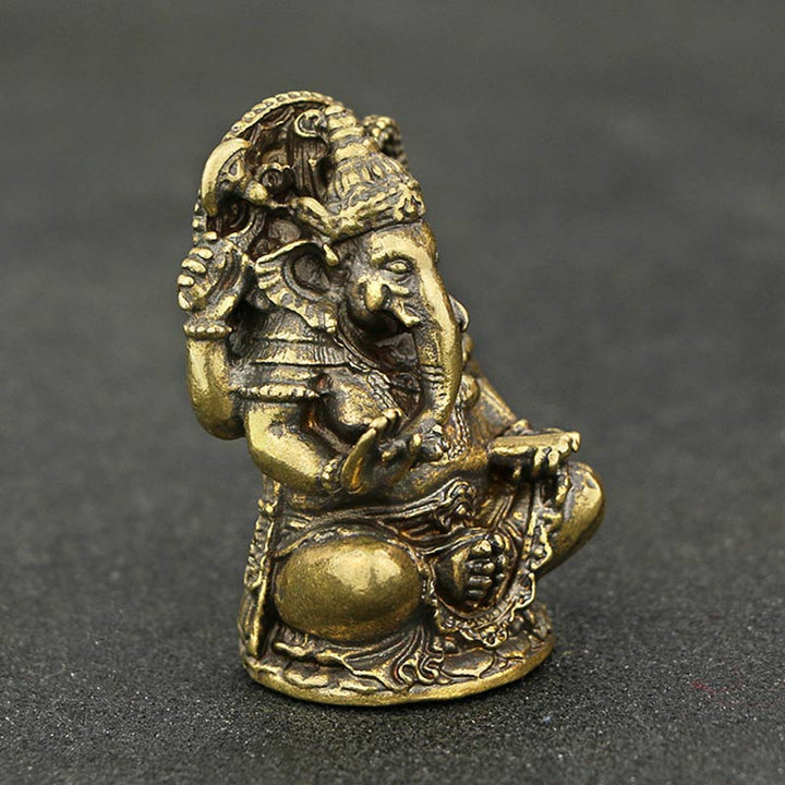 Estatua del elefante Ganesh Ganpati, decoración del hogar de la riqueza