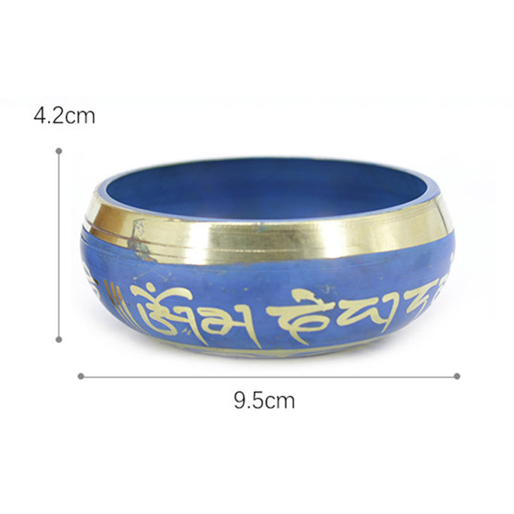 Cuenco de sonido tibetano hecho a mano para relajación, meditación, oración, canto, juego de cuencos