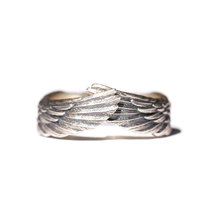 Anillo de la suerte con alas FengShui de Buddha Stones