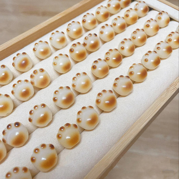 Pulsera de paz con semillas de Bodhi y garra de gato con Buddha Stones - image 18