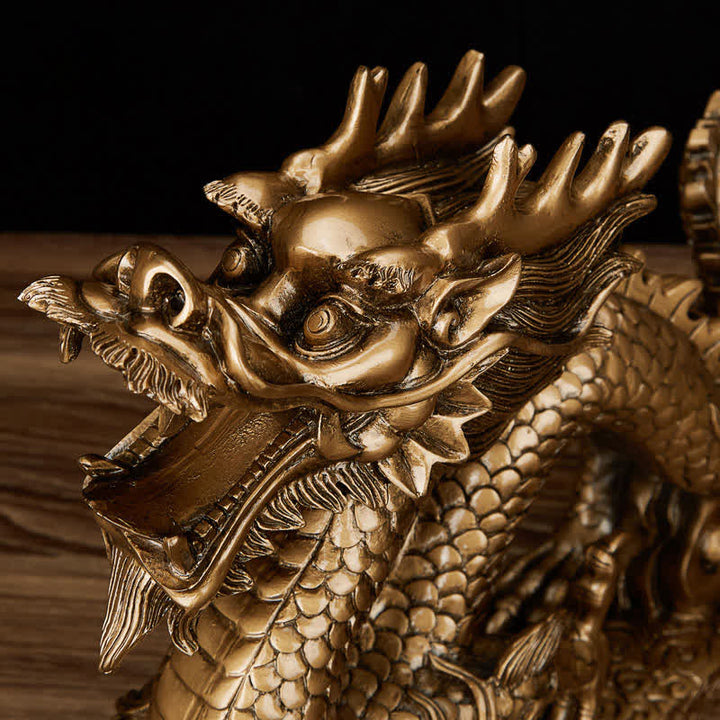 Buddha Stones Feng Shui Dragón Auspicioso Nube Riqueza Suerte Decoración - image 14