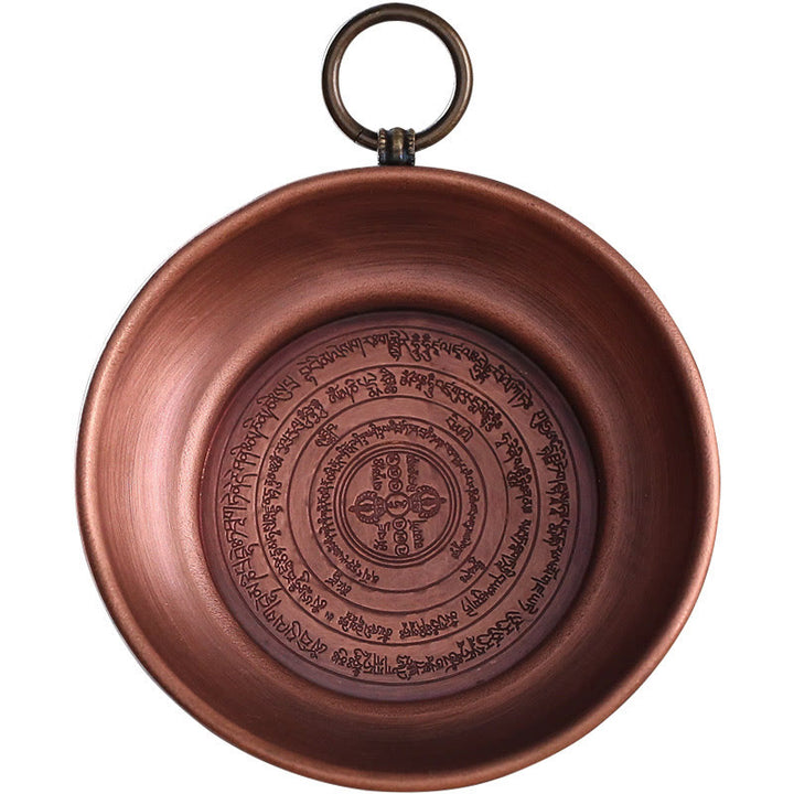 Buddha Stones, pequeño altar de oración de cobre, soporte portátil para quemar incienso, salvia, rituales de manchas, artículos de uso