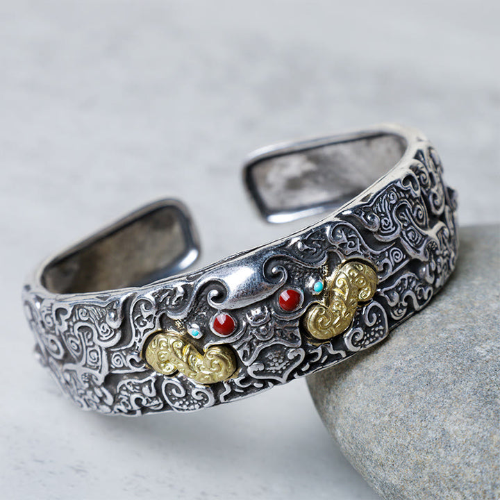 Pulsera de bendición PiXiu con grabado FengShui de Buddha Stones