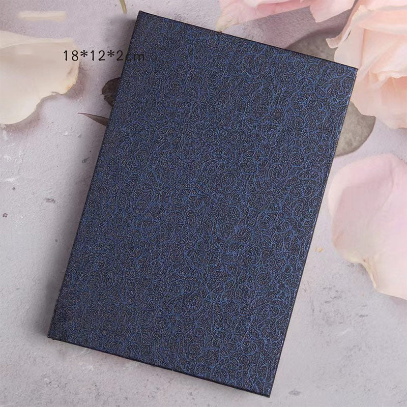 Marcapáginas de madera de ébano con diseño de flor de pájaro Oriole de Buddha Stones con caja de regalo