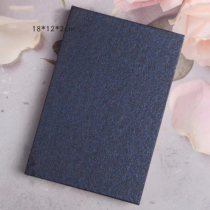 Marcapáginas de madera de ébano con diseño de flor de pájaro Oriole de Buddha Stones con caja de regalo