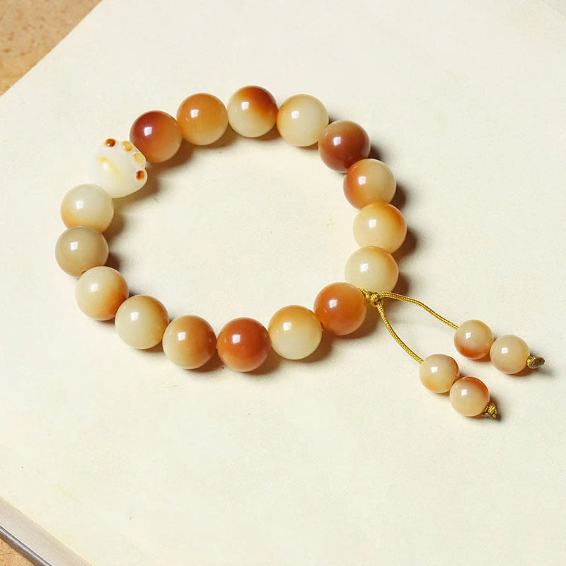 Pulsera de la sabiduría de la paz de la garra de la pata preciosa de la semilla de Bodhi natural de las Buddha Stones