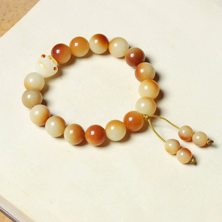 Pulsera de la sabiduría de la paz de la garra de la pata preciosa de la semilla de Bodhi natural de las Buddha Stones