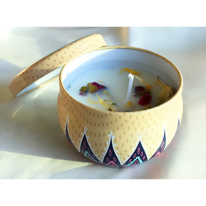 Té blanco Flor de jengibre Lavanda Gardenia Vela de cera de soja perfumada Regalo para familiares y amigos
