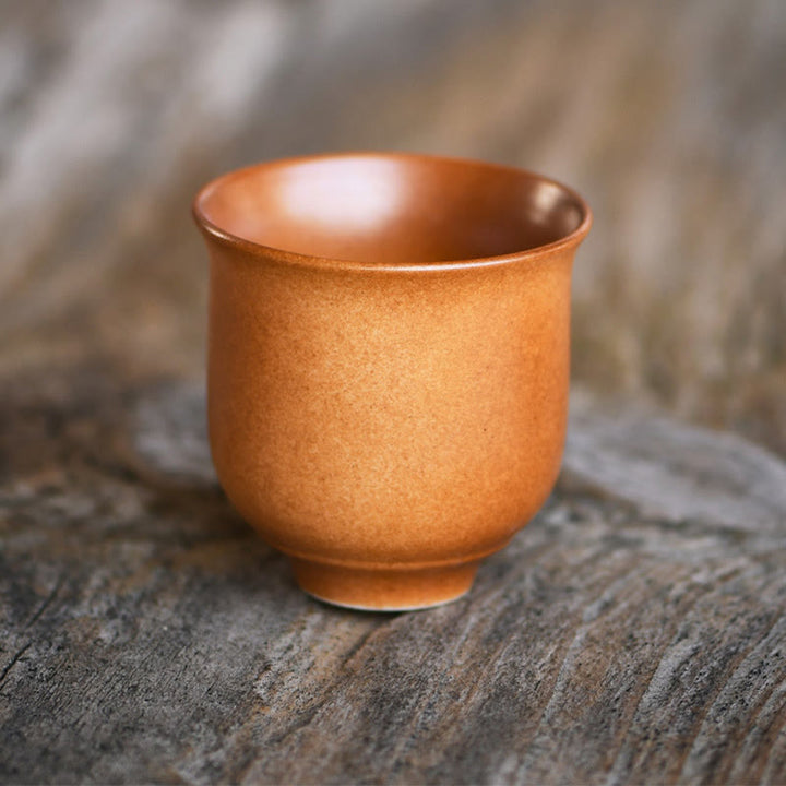 Buddha Stones pequeños frescos de Dunhuang taza de té de cerámica de loto taza de té de Kung Fu 90ml