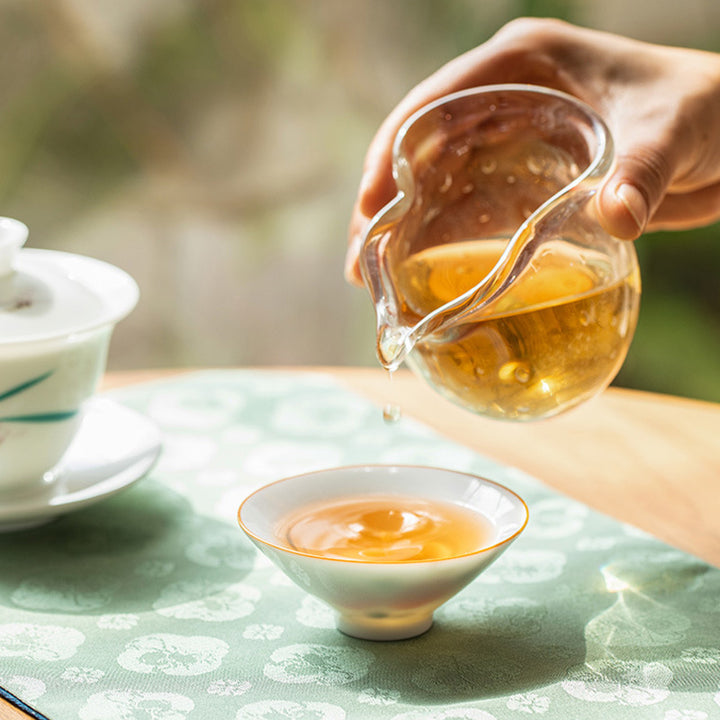 Taza de té de Kung Fu con Buddha Stones, flor de Mandala, pez Koi, pájaro de loto, caquis, 50ml