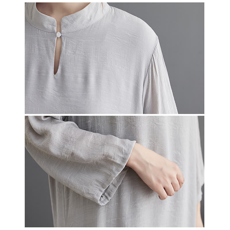 Conjunto de ropa para mujer con estampado sencillo de Buddha Stones para meditación, oración, práctica espiritual zen y yoga. - image 4