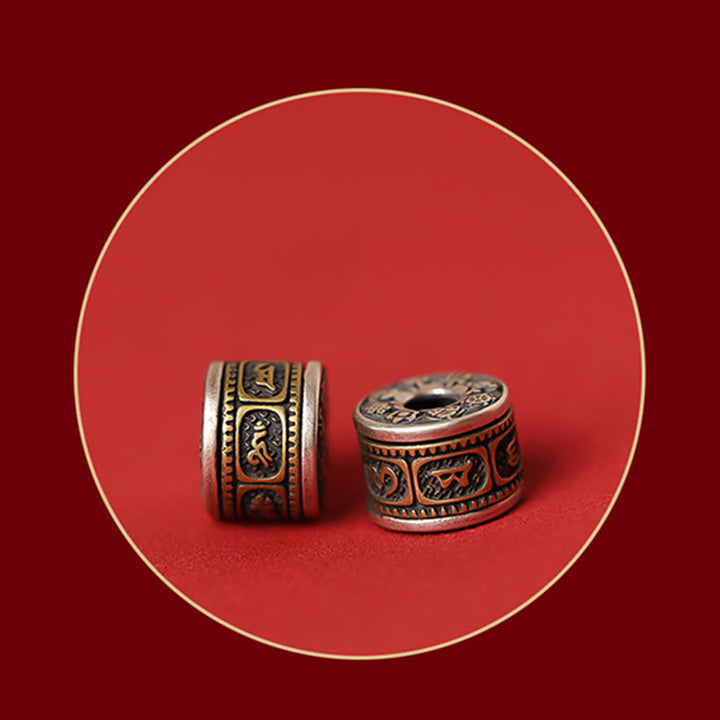 Pulsera de plata de ley 925 con Buddha Stones , zodíaco chino, Buda natal, cinabrio, Om Mani Padme Hum - image 11