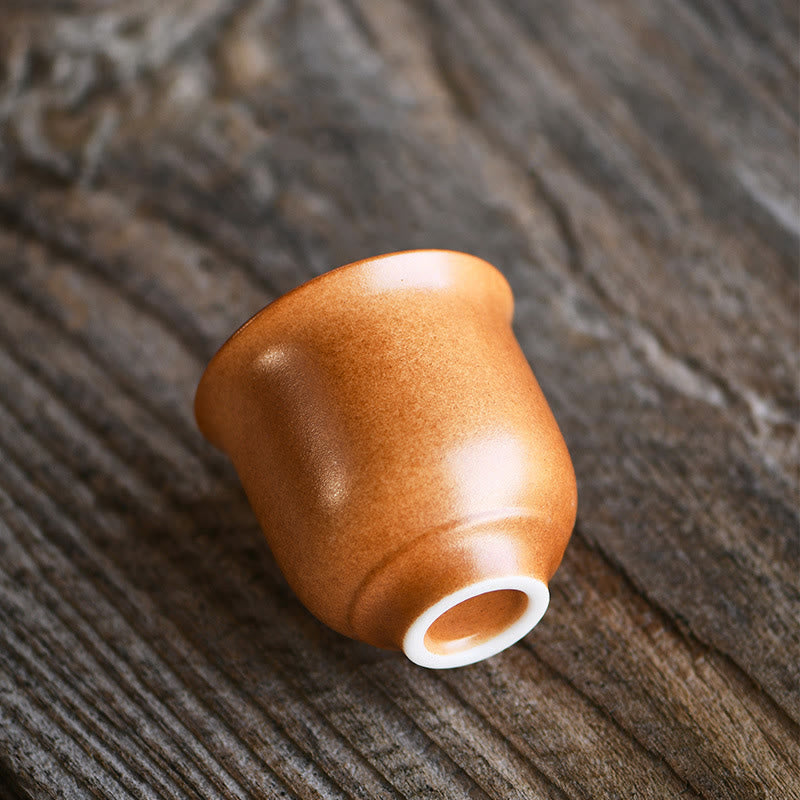 Buddha Stones pequeños frescos de Dunhuang taza de té de cerámica de loto taza de té de Kung Fu 90ml