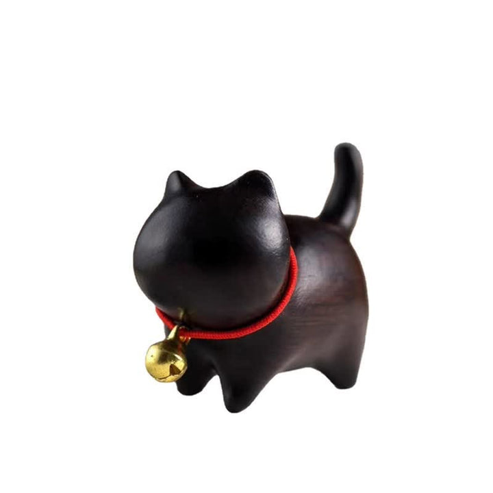 Buddha Stones Sándalo Verde Hoja Pequeña Sándalo Rojo Lindo Gato Animales Calmante Paz Decoraciones