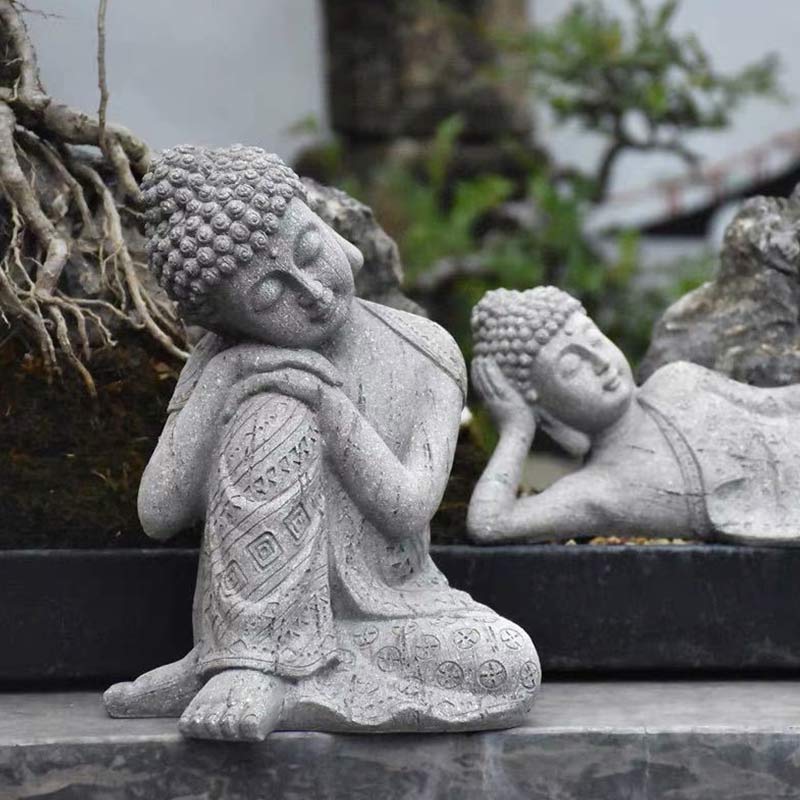 Buddha Stones Meditación tibetana Buda Bendición Compasión Serenidad Decoración del hogar