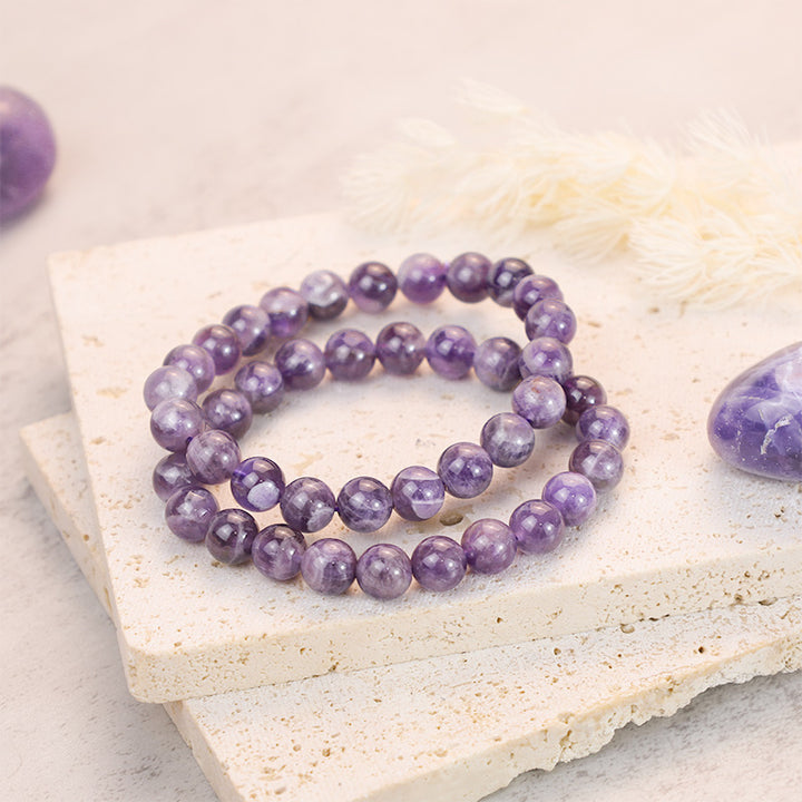 Buddha Stones La Pulsera de Purificación de Amatista