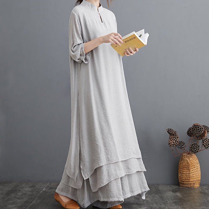 Conjunto de ropa para mujer con estampado sencillo de Buddha Stones para meditación, oración, práctica espiritual zen y yoga. - image 14