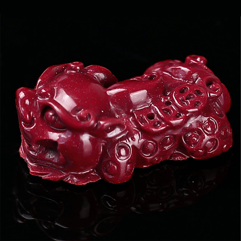 Pulsera Calma Pixiu Cinabrio Tibetano Buddha Stones