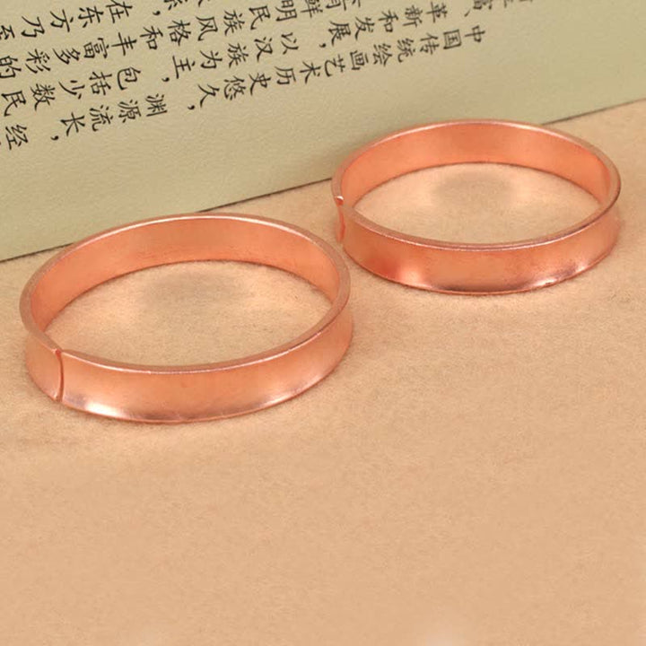 Brazalete de cobre de la suerte de la riqueza