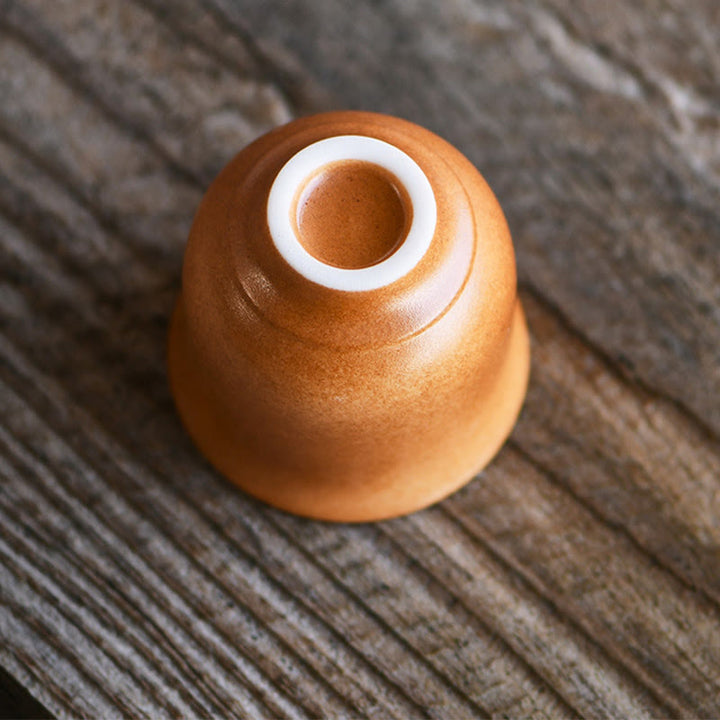 Buddha Stones pequeños frescos de Dunhuang taza de té de cerámica de loto taza de té de Kung Fu 90ml