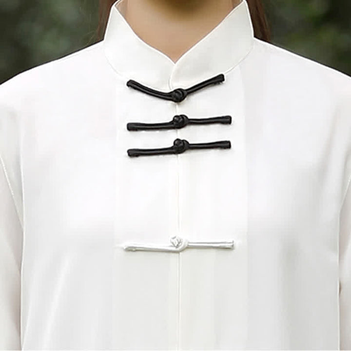 Conjunto de 3 piezas de Buddha Stones con diseño de árbol Yin Yang, Tai Chi, práctica espiritual zen, meditación y oración, uniforme unisex.