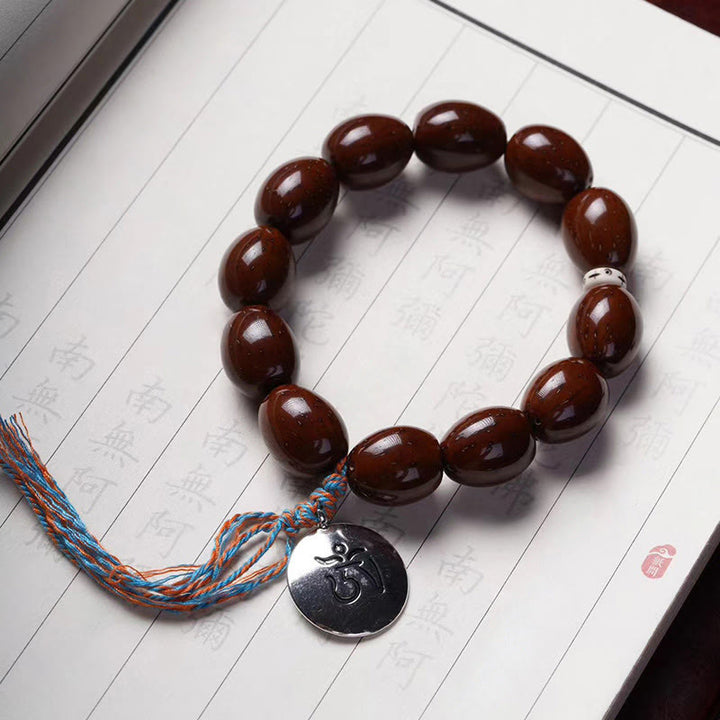 Buddha Stones tibetanas naturales, oro púrpura, rata OM, zodíaco chino, nueve palacios, ocho diagramas, pulsera de riqueza