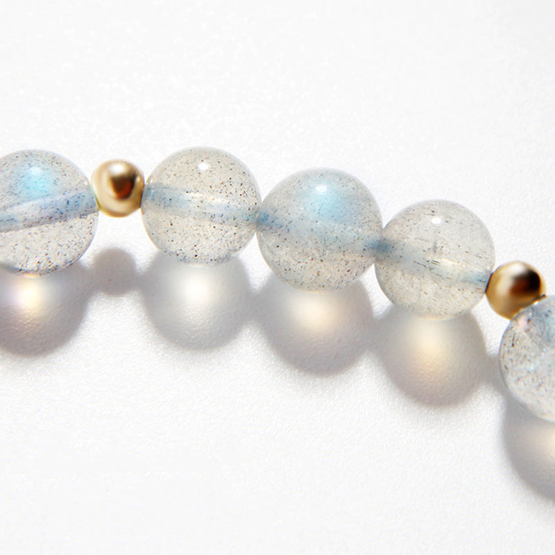 Pulsera curativa PiXiu de cuarzo fresa, piedra lunar, Buddha Stones