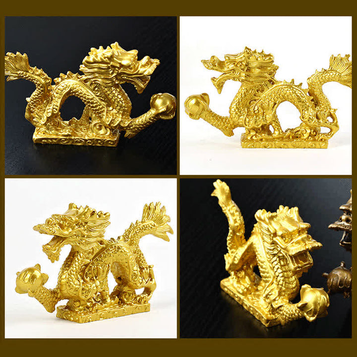 Buddha Stones Feng Shui Dragón Auspicioso Nube Riqueza Suerte Decoración - image 11