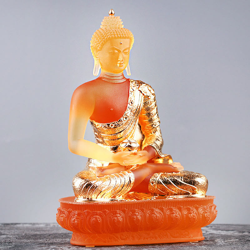 Buddha Stones, estatuilla hecha a mano de Buda, pieza de arte de Liuli, estatua de serenidad, decoración para el hogar - image 2