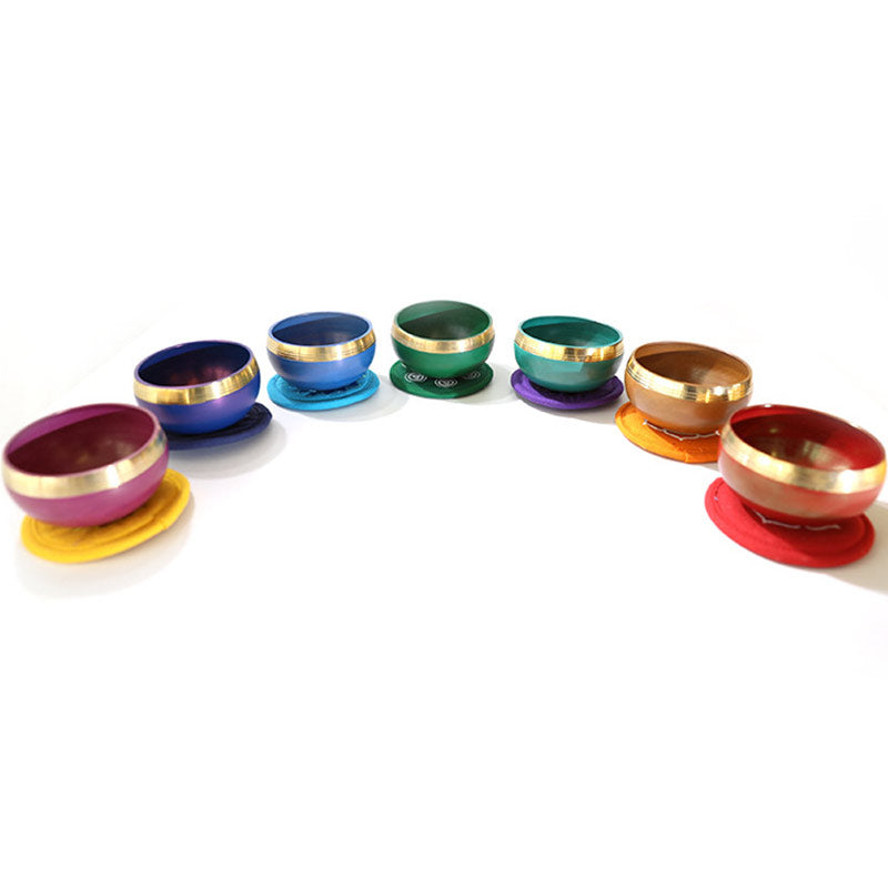Cuenco con sonido tibetano de Buddha Stones hecho a mano para curación de chakras y meditación de atención plena, juego de cuencos para cantar