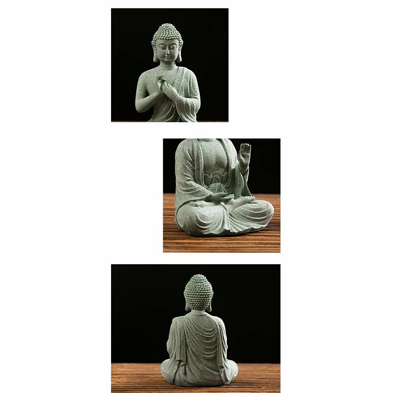 Estatua tibetana de meditación, contemplación, Buda, serenidad, compasión, decoración - image 9