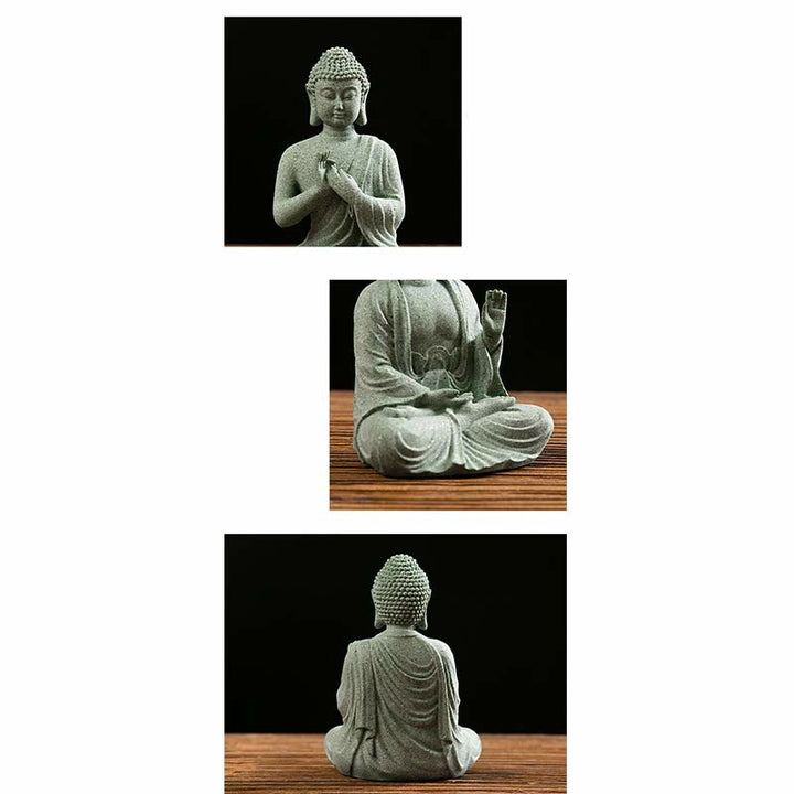 Estatua tibetana de meditación, contemplación, Buda, serenidad, compasión, decoración - image 9