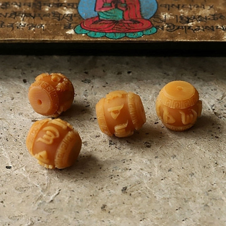 Tíbet 108 Mala cuentas Bodhi semilla Bagua Vajra pulsera de riqueza