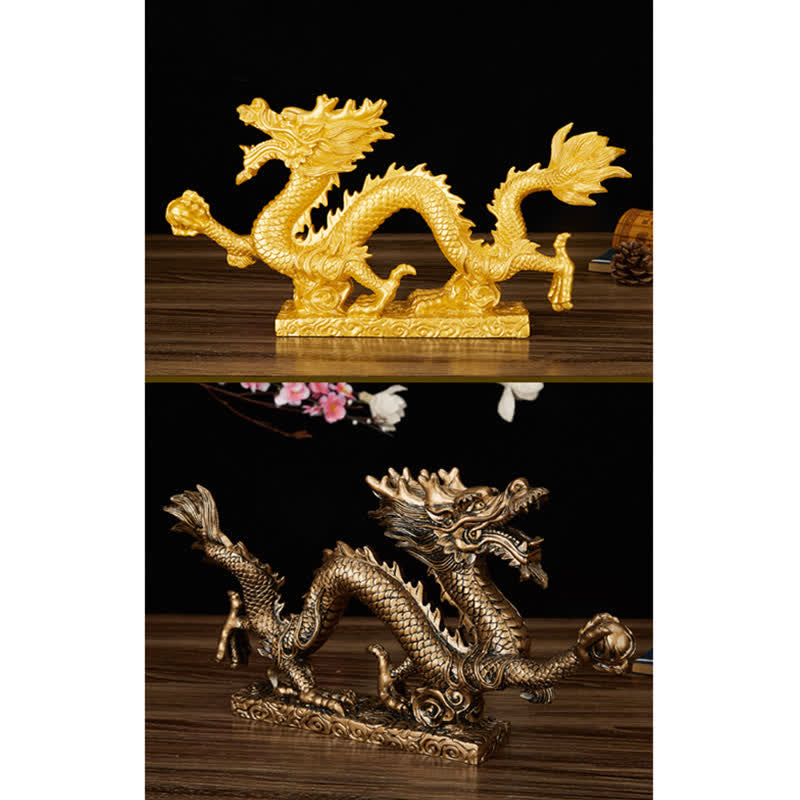Buddha Stones Feng Shui Dragón Auspicioso Nube Riqueza Suerte Decoración - image 23