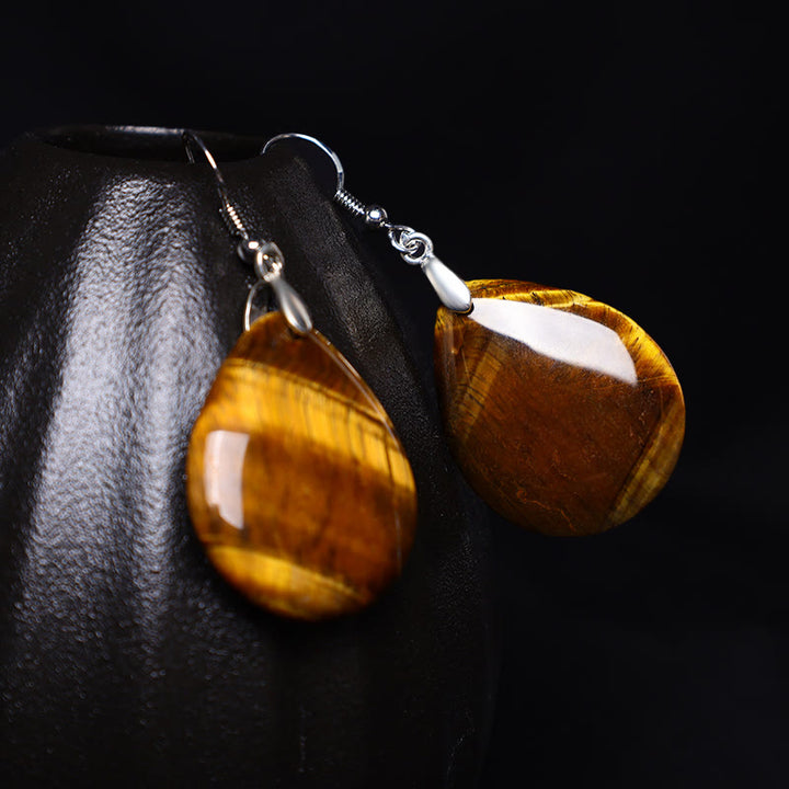 Pendientes colgantes curativos de aventurina natural con Buddha Stones