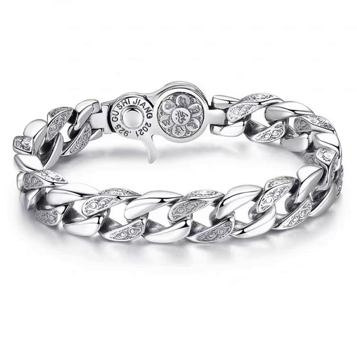 Pulsera de creatividad con Buddha Stones Tíbet Om Mani Padme Hum doble Dorje Vajra - image 4