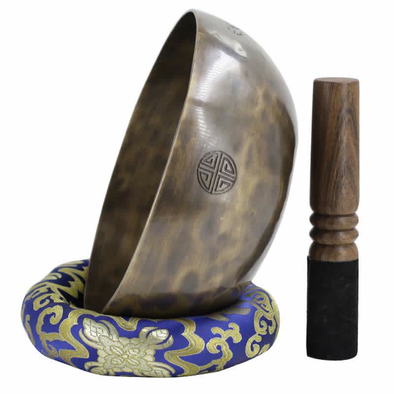Cuenco tibetano Lunar Rainbow Full Moon hecho a mano para curación y meditación, juego de cuencos con sonido de energía positiva