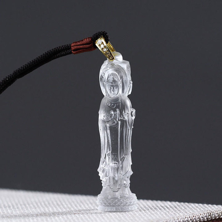 Collar de armonía Buddha Stones Avalokitesvara Buda Liuli