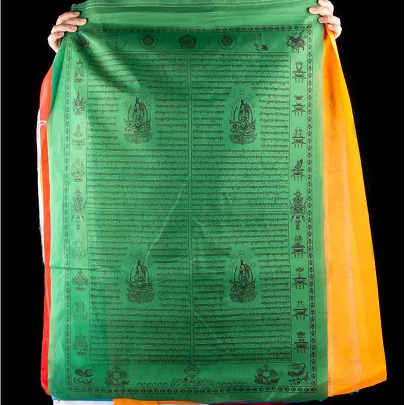 Bandera tibetana de oración al aire libre, 5 colores, caballo de viento, felicidad, auspicioso