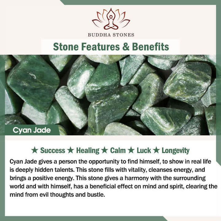 Pendientes de éxito de flor de loto de jade cian hetiano de plata de ley 925