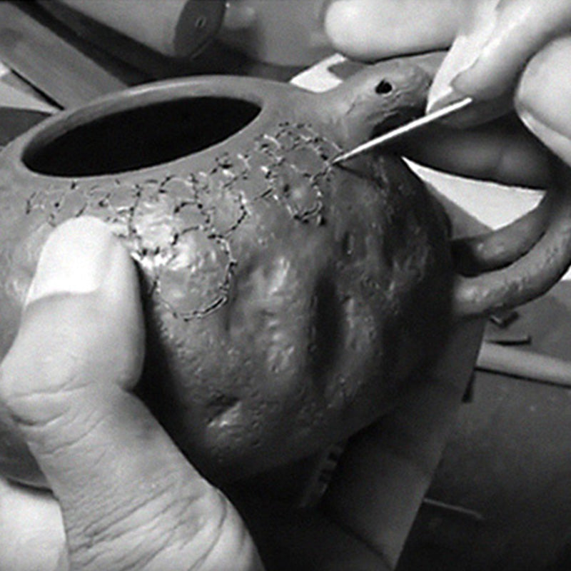 Tetera de kungfú de arcilla púrpura con textura de árbol Vintage hecha a mano con Buddha Stones 220ml