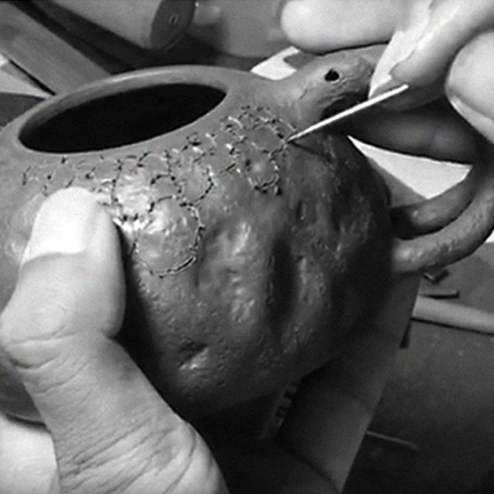 Tetera de kungfú de arcilla púrpura con textura de árbol Vintage hecha a mano con Buddha Stones 220ml